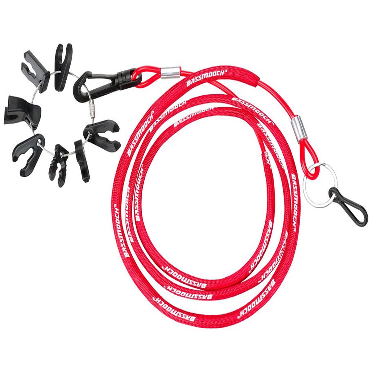 Bassmooch Comfort No-Coil Kill Switch Lanyard