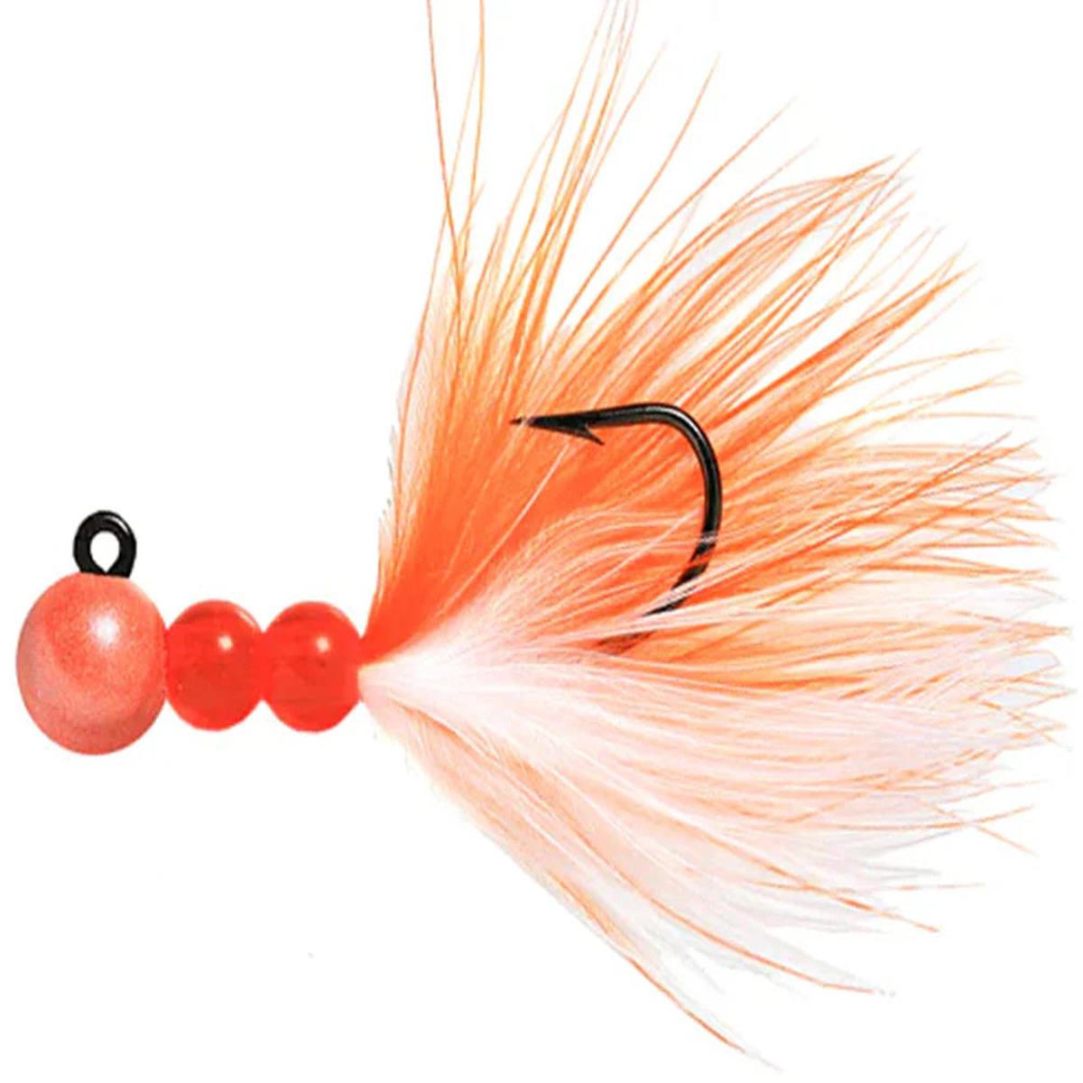 Beau Mac 1/4oz Marabou Steelhead Jig (Peach)