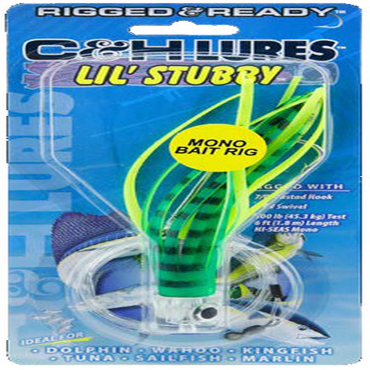 C&H Lures - Lil' Stubby Lure - Rigged & Ready Mono