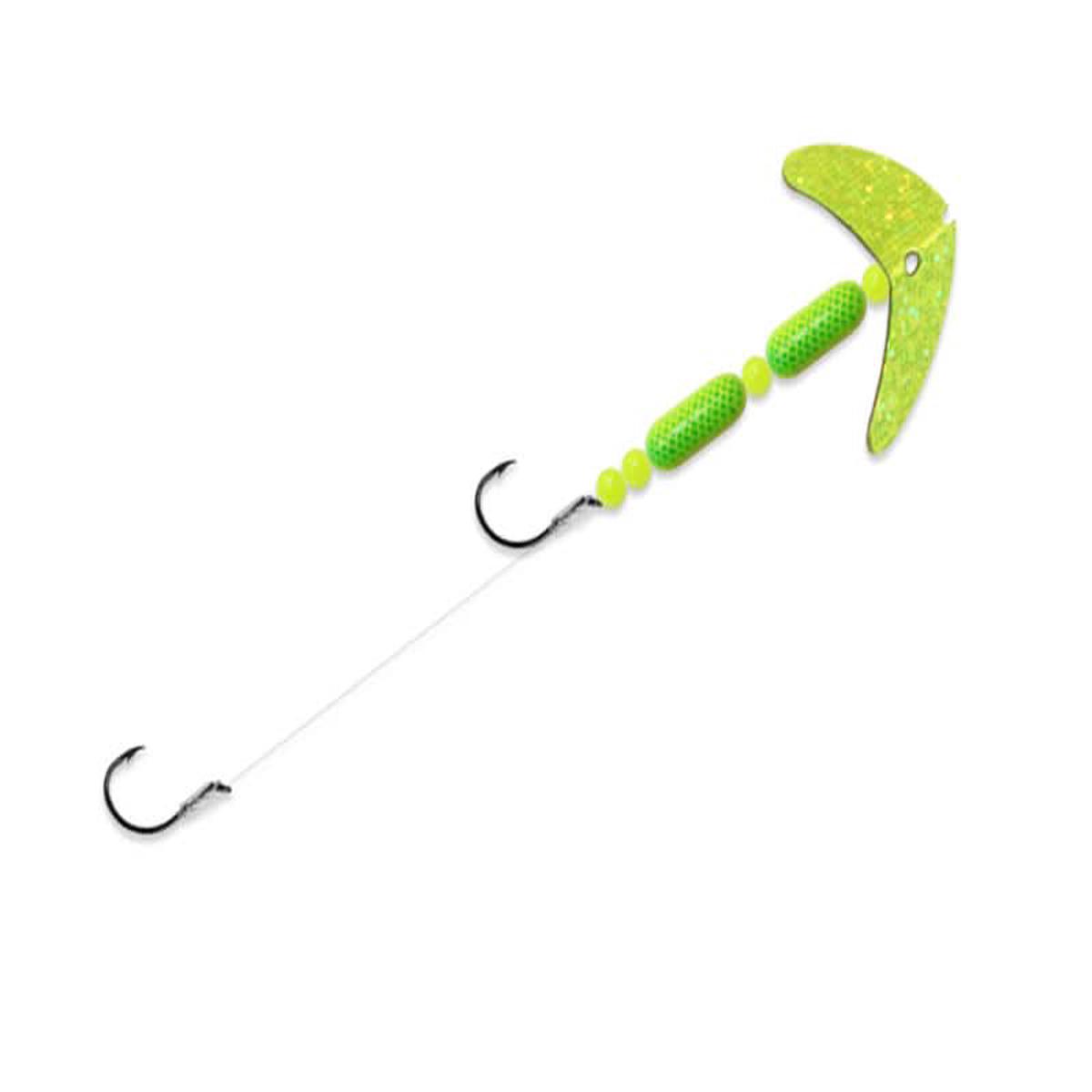 Double Whammy Classic Original Size 4 Chartreuse/Chrome/Chartreuse