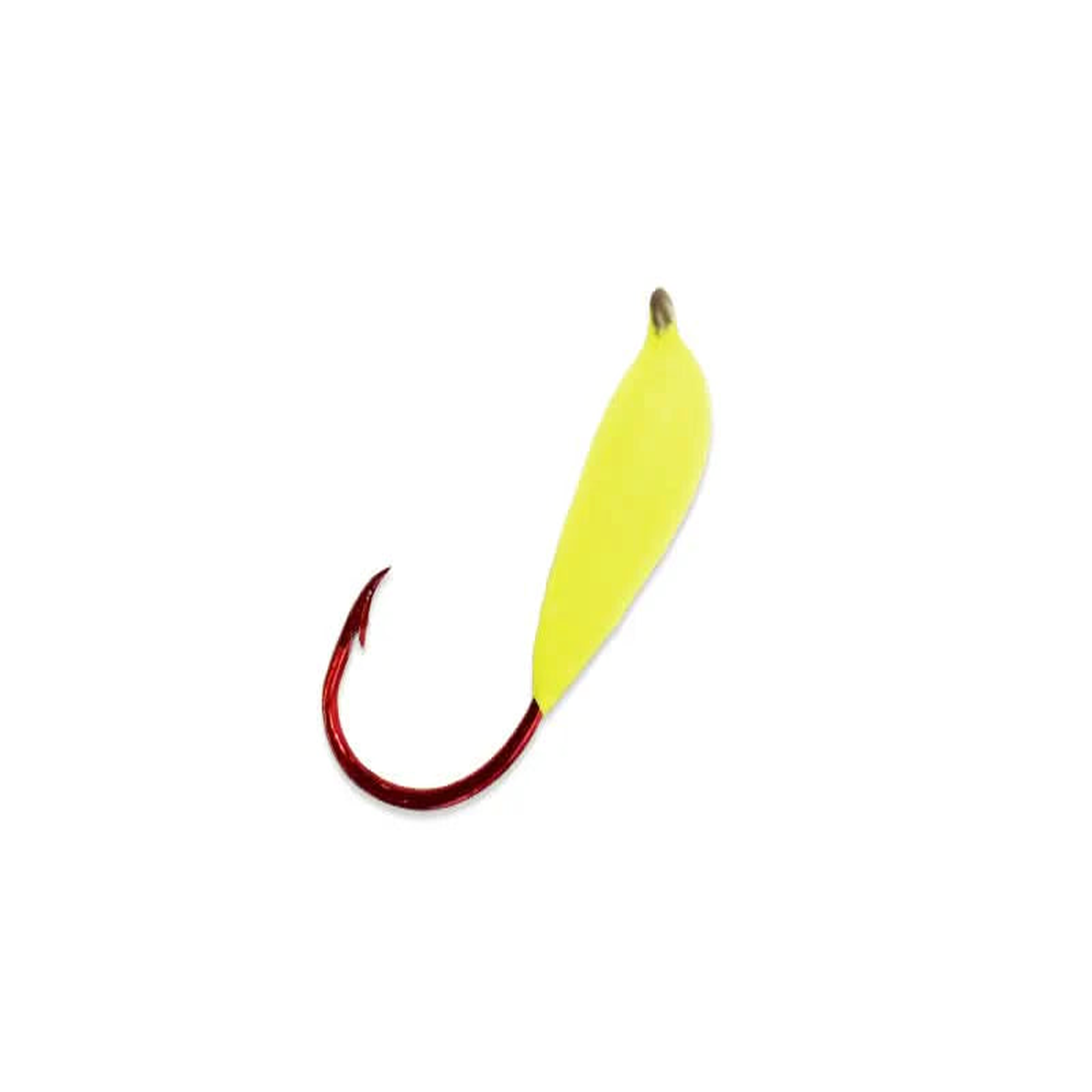 Glo Hooks Red Series Size 8 Chartreuse