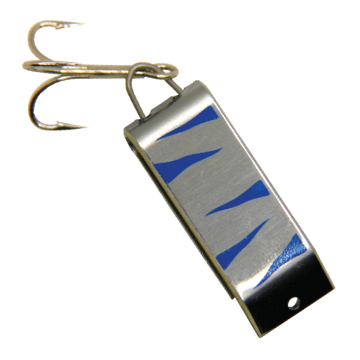 Jake's Lures 1/4oz Spin-A-Lure (Silver Back/Blue Chrome)