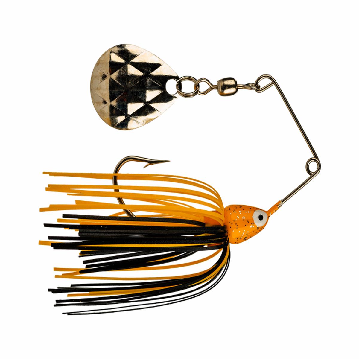 Strike King 1/8oz Mini-King Spinnerbait (Black & Yellow)