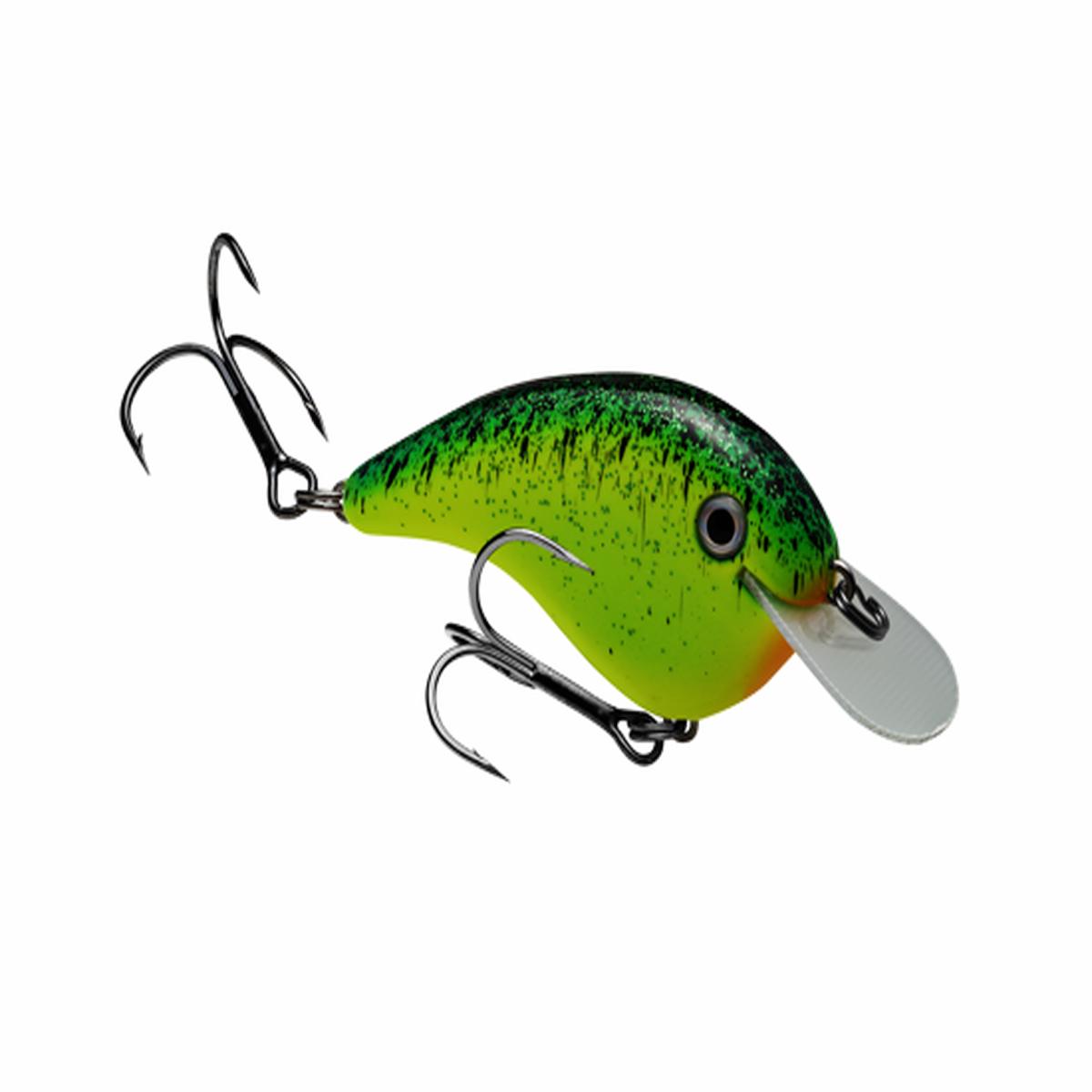 Strike King Chick Magnet Flatside (Chartreuse with Blue/Black Splatterback)