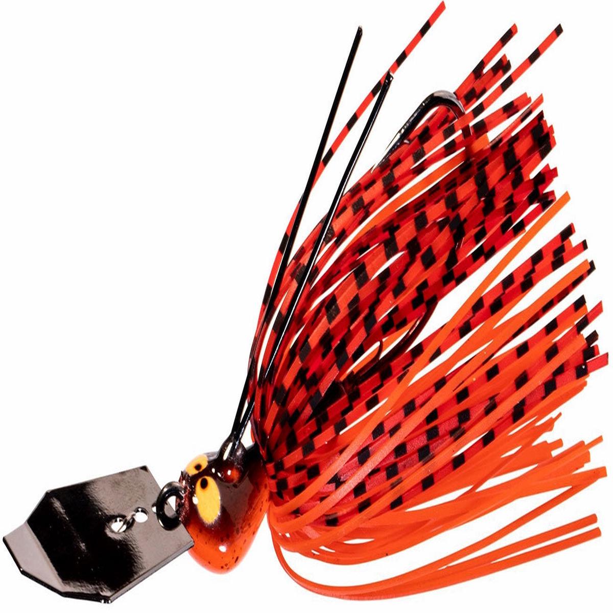 Z-Man Fishing 3/8oz CrossEyeZ ChatterBait (Fire Craw)