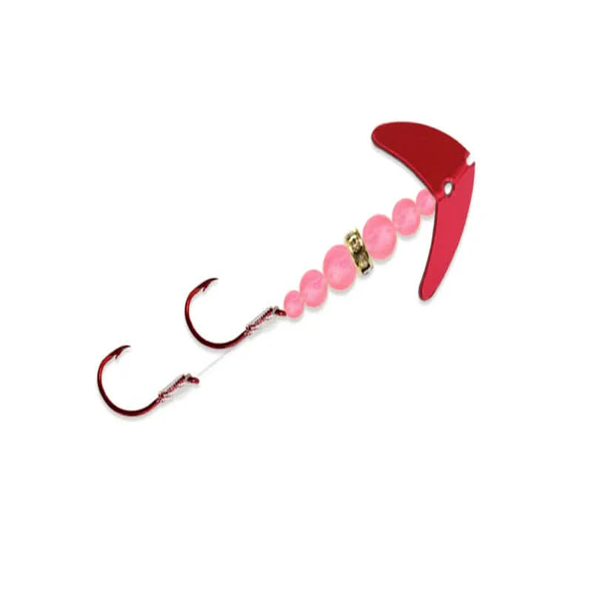 Double Whammy Mini Kokanee Pro Size 4 Pink Mirror/Pink