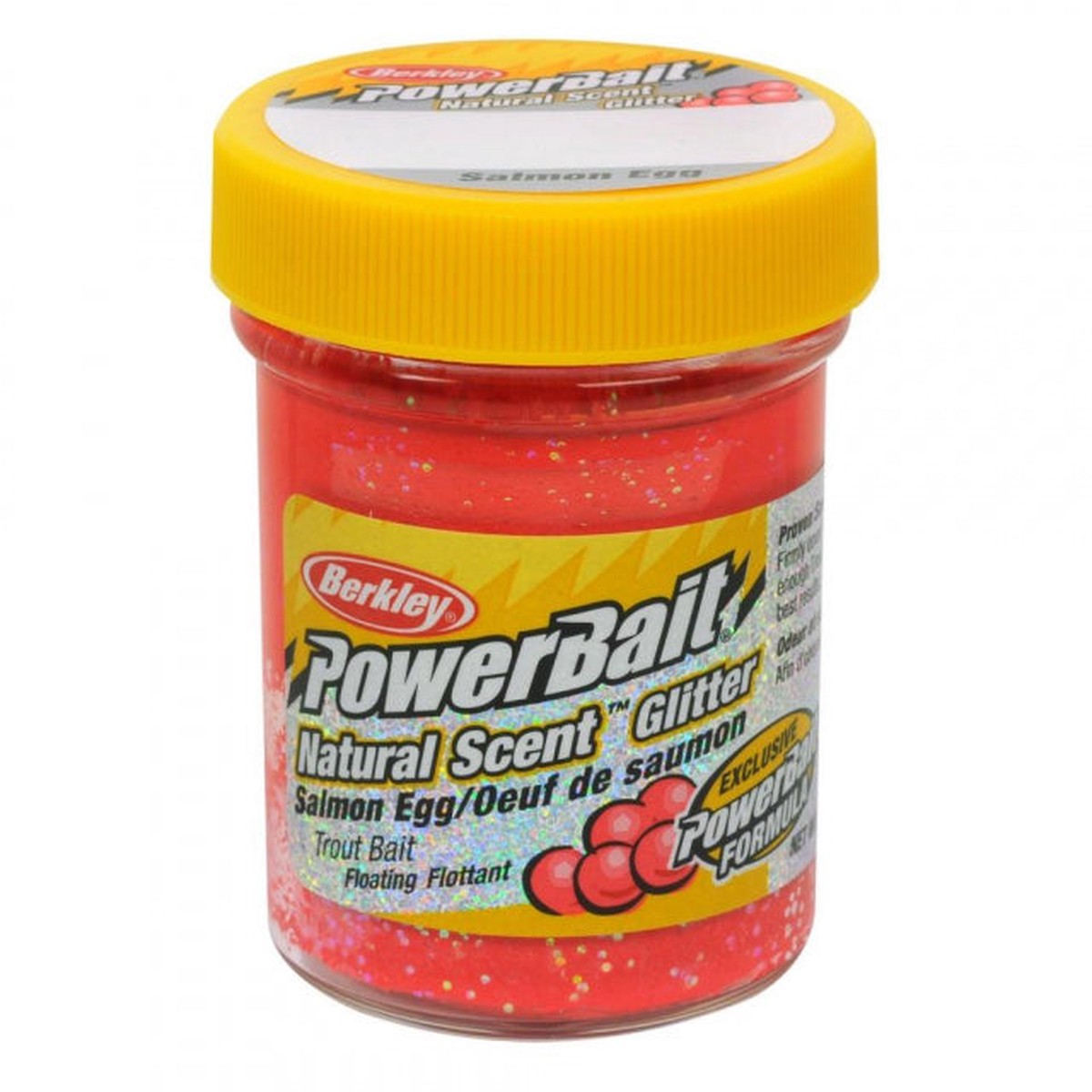 PowerBait Natural Glitter Trout Bait | Salmon Egg | Model #BGTSSER2