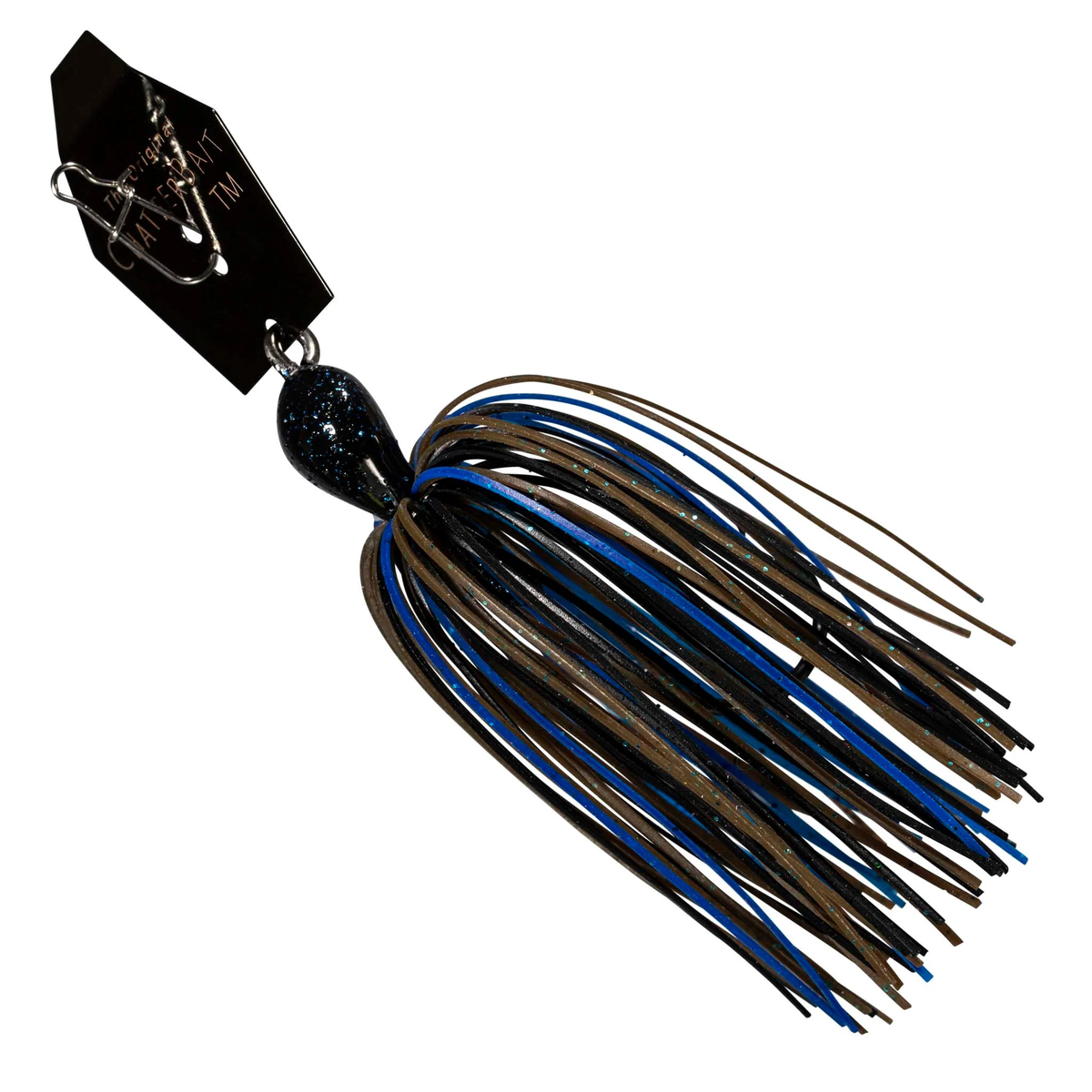 Z-Man Fishing Big Blade ChatterBait 3/4oz (Black/Blue Candy)