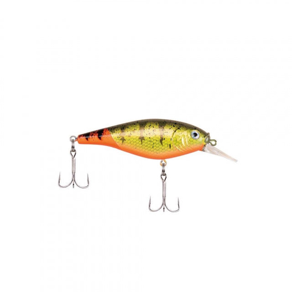 Flicker Shad Shallow | 1/6 oz | 2in | 5cm | 8 | 2'-4' | 0.5m-1.2m | Model #FFSH5S-FTHP