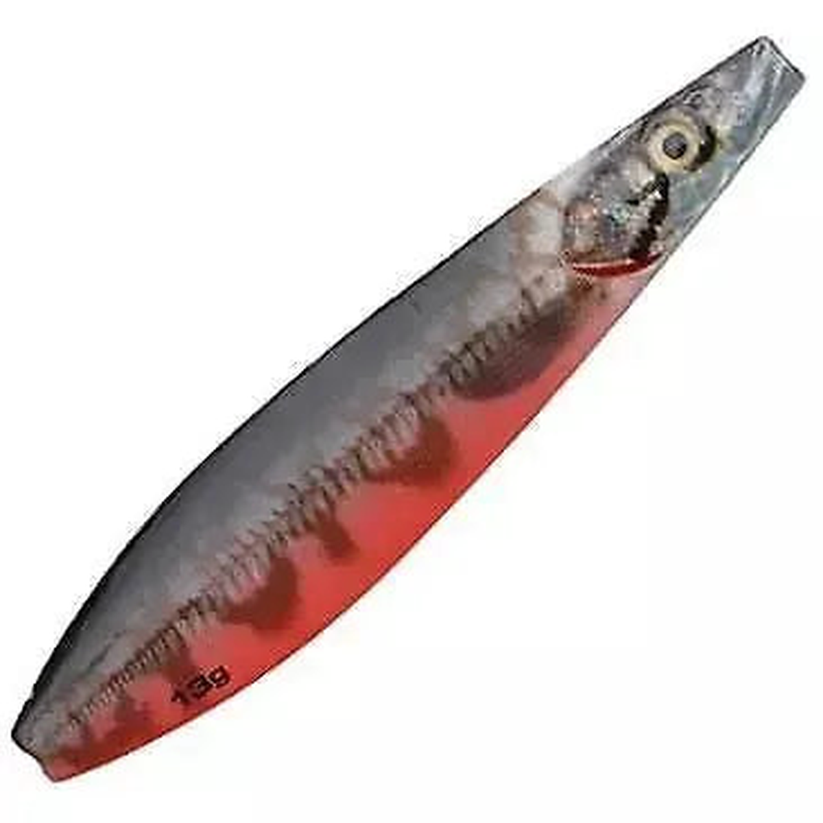 Savage Salt 3D Line Thru Seeker - 18g 3" Red Black Pout