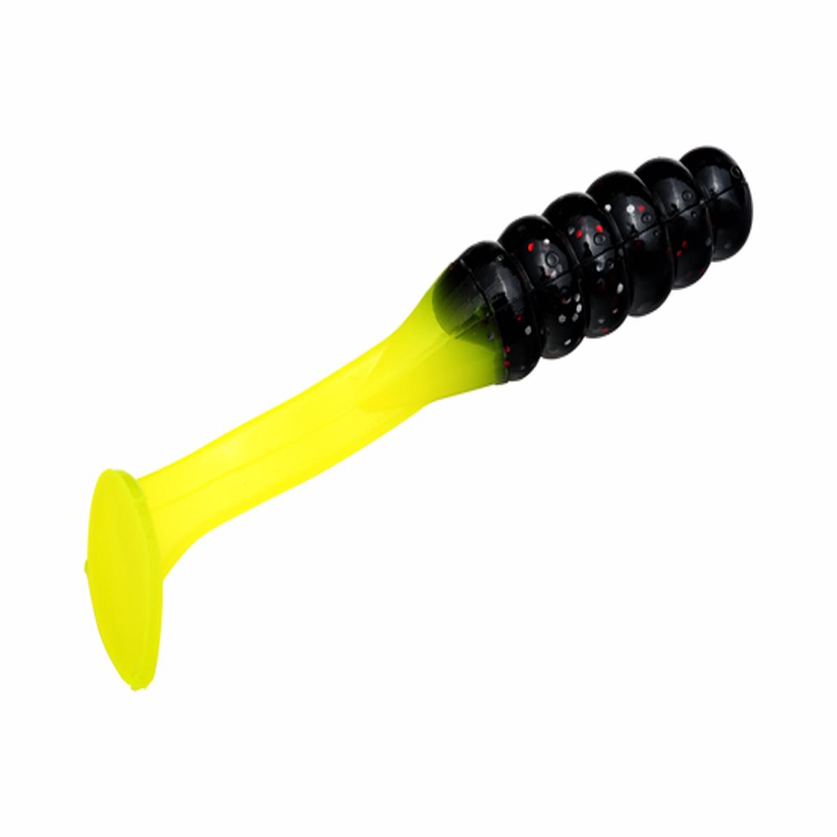 Strike King Mr.Crappie Slabalicious Soft Swimbait (Tuxedo Black Chartreuse)