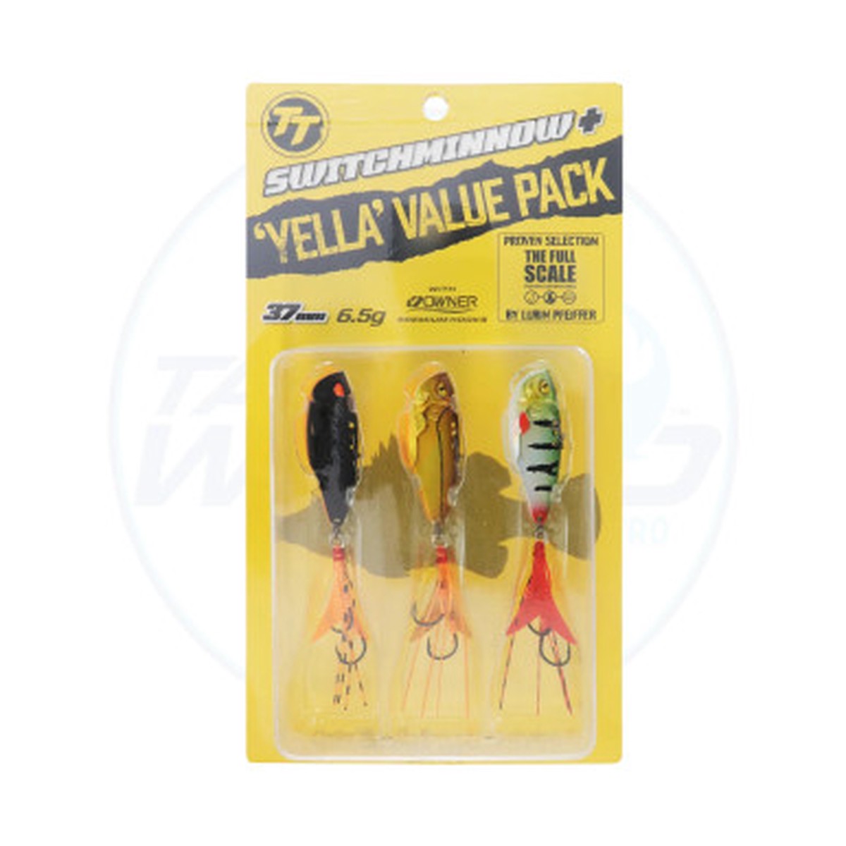 TT Lures Switchminnow+ Yella' Value Pack 37mm
