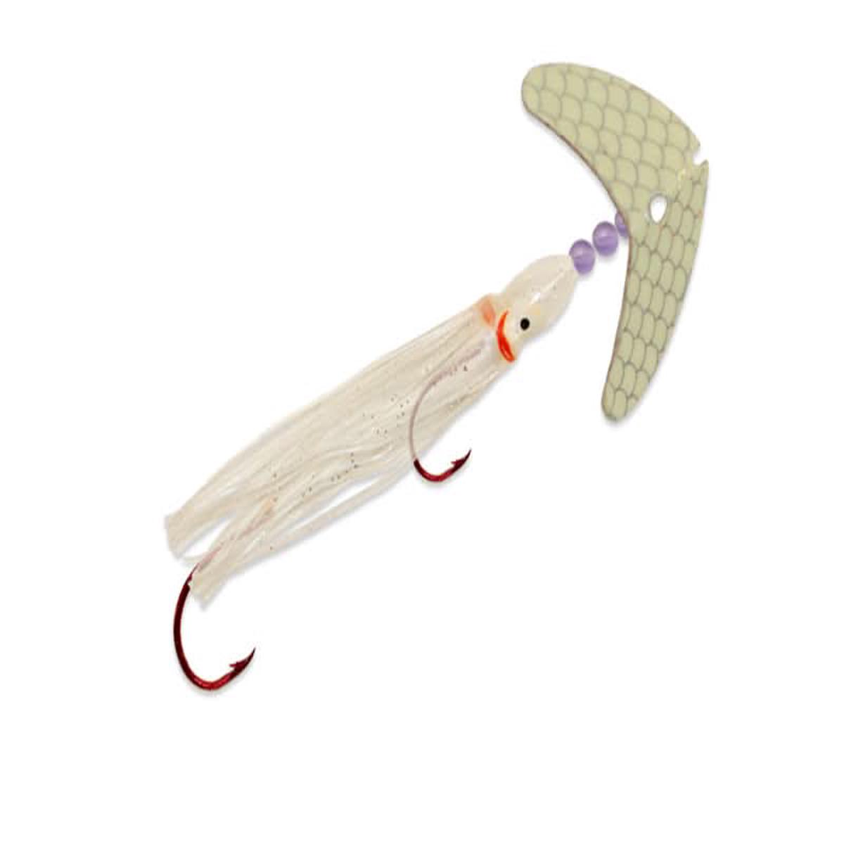 Cha Cha Salmon Size 4/0&3/0 Glow White Scale/Super UV