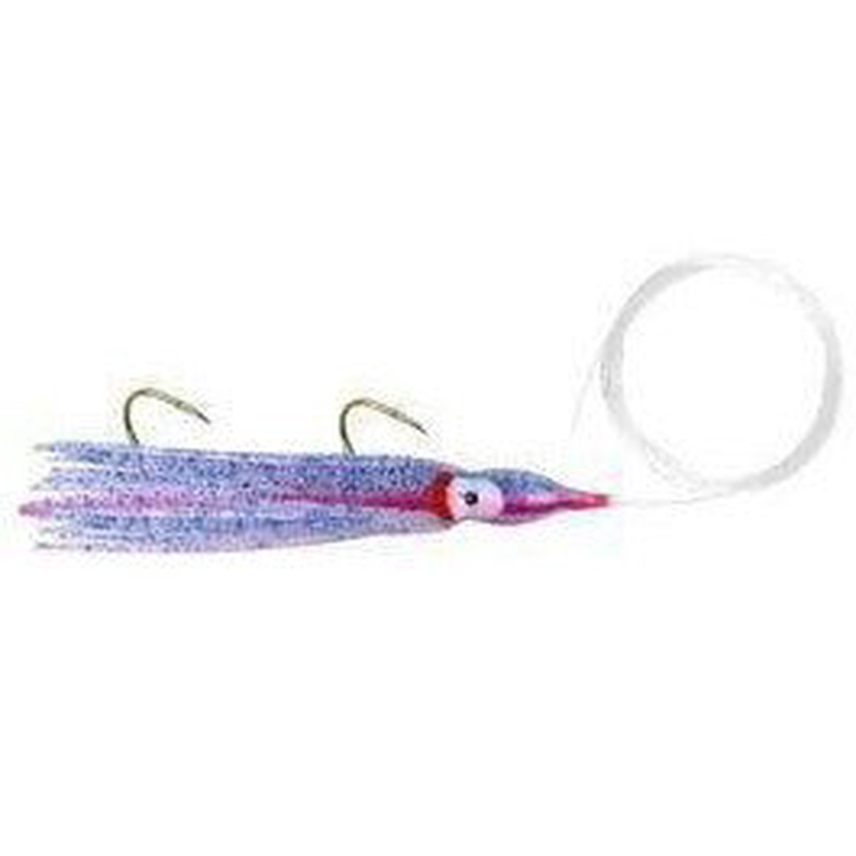Danielson Squid Rigged SQDR45101 4.5" Electric Blue/Pink Streak Qty 1