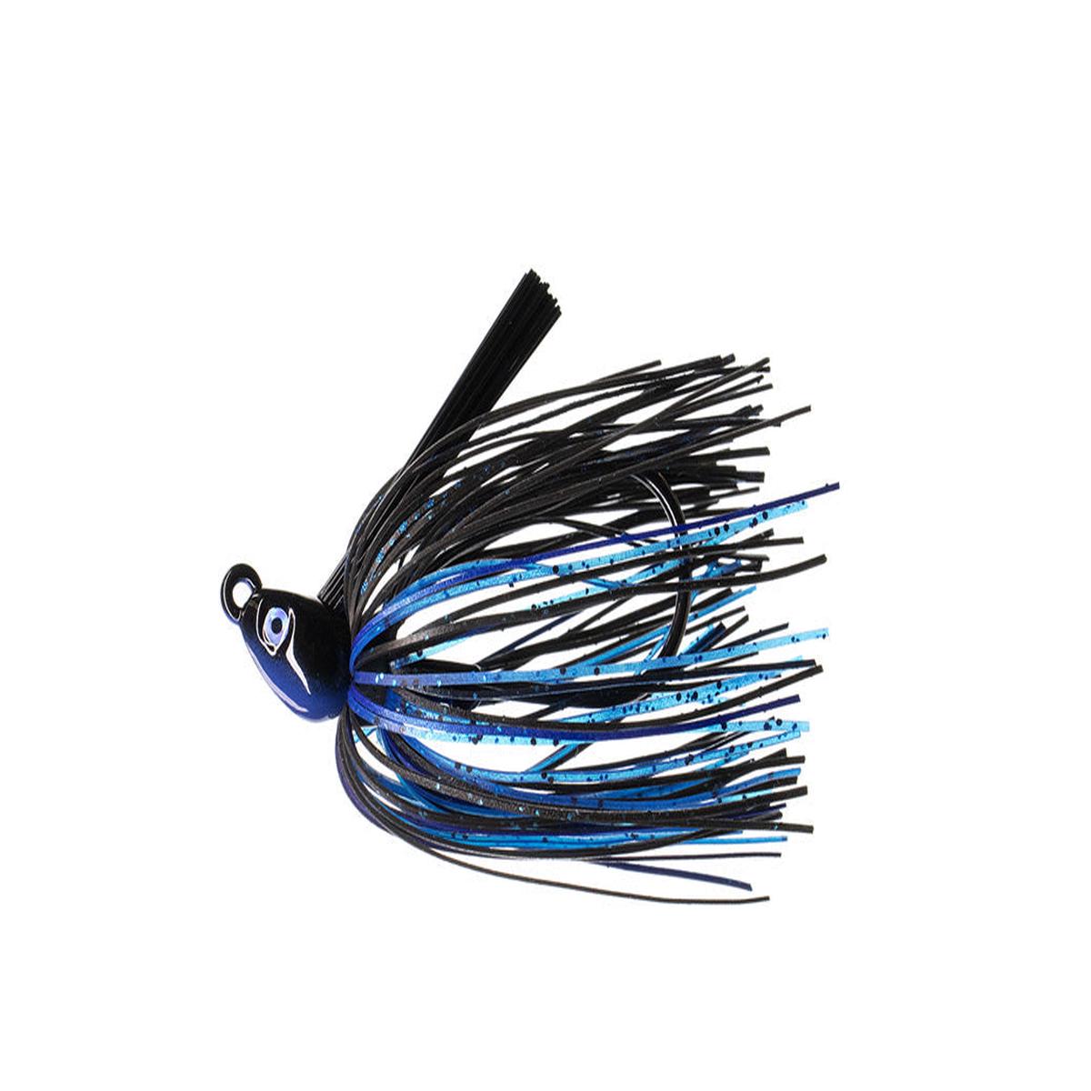 Dirty Jigs 3/8oz No-Jack Swim Jig (Black & Blue)