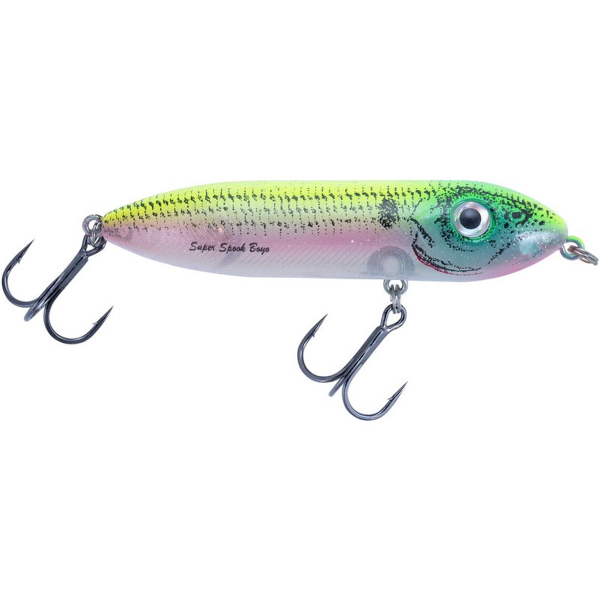 Heddon X9235Hos Super Spook Boyo 3 Topwater Fishing 3/8 Oz Okie Shad Lure