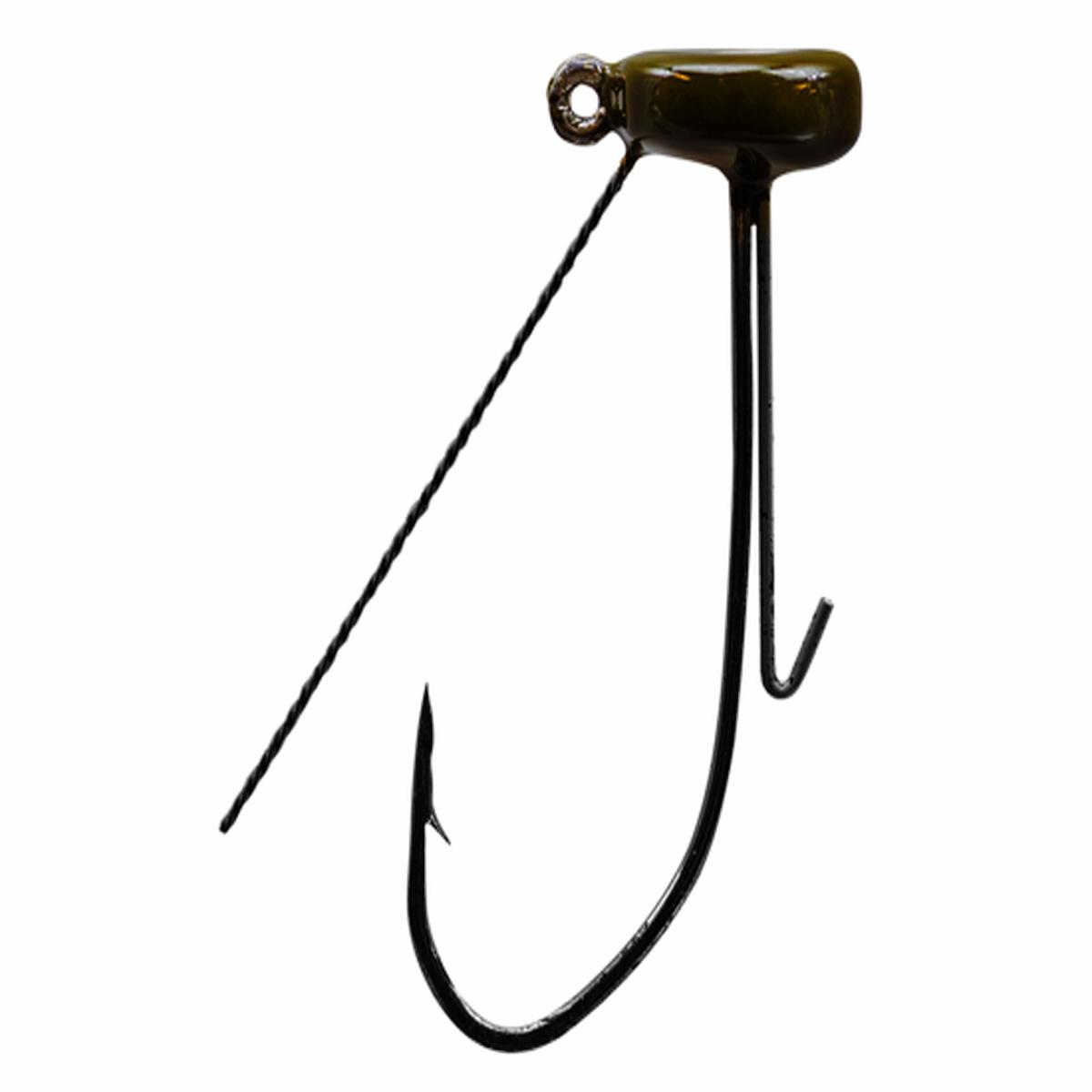 Strike King Tour Grade Ned Rig Weedless Head (Green Pumpkin)