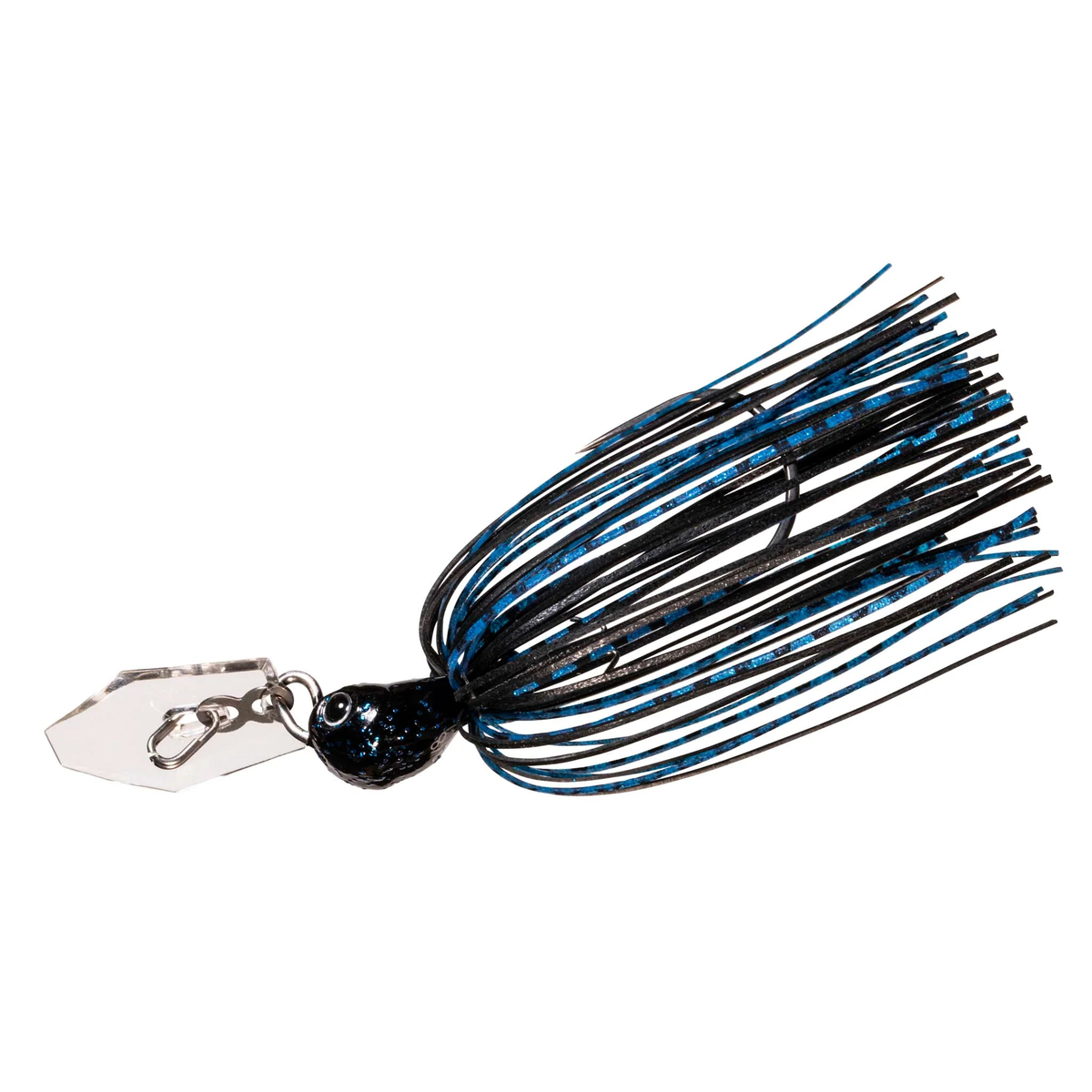 Z-Man Fishing 3/8oz ChatterBait JackHammer StealthBlade (Black/Blue)