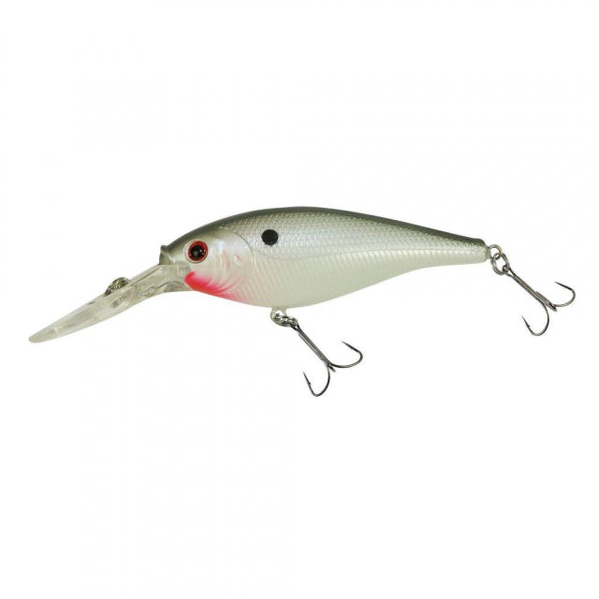 Flicker Shad | 1/4 oz | 2 1/4in | 6cm | 6 | 10'-12' | 3.0m-3.7m | Model #FFSH6M-PW