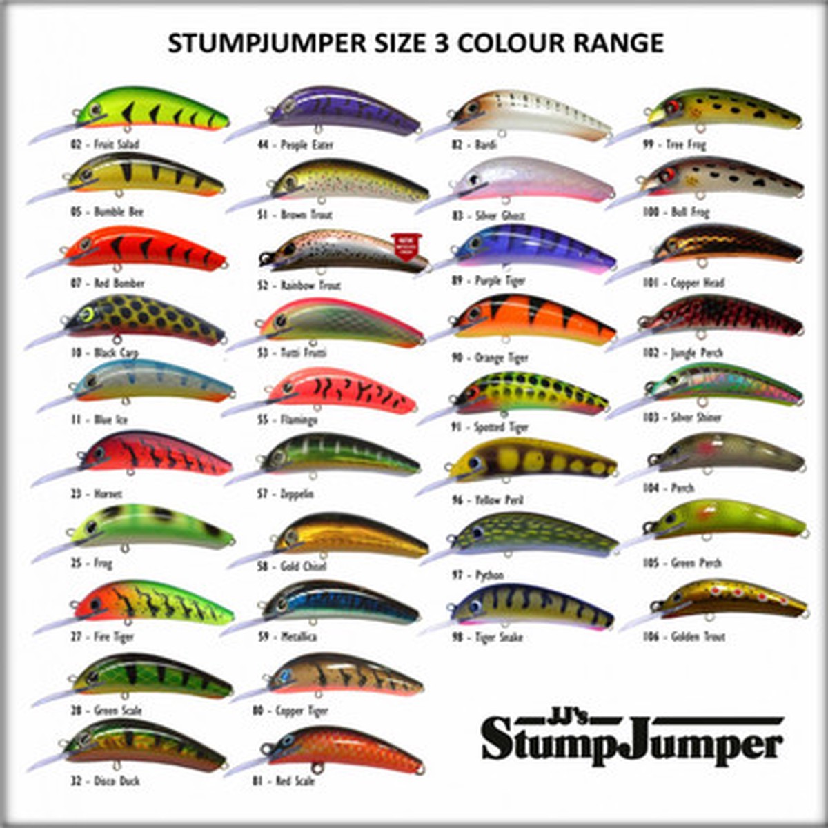 JJ's StumpJumper Dual Depth Size 3