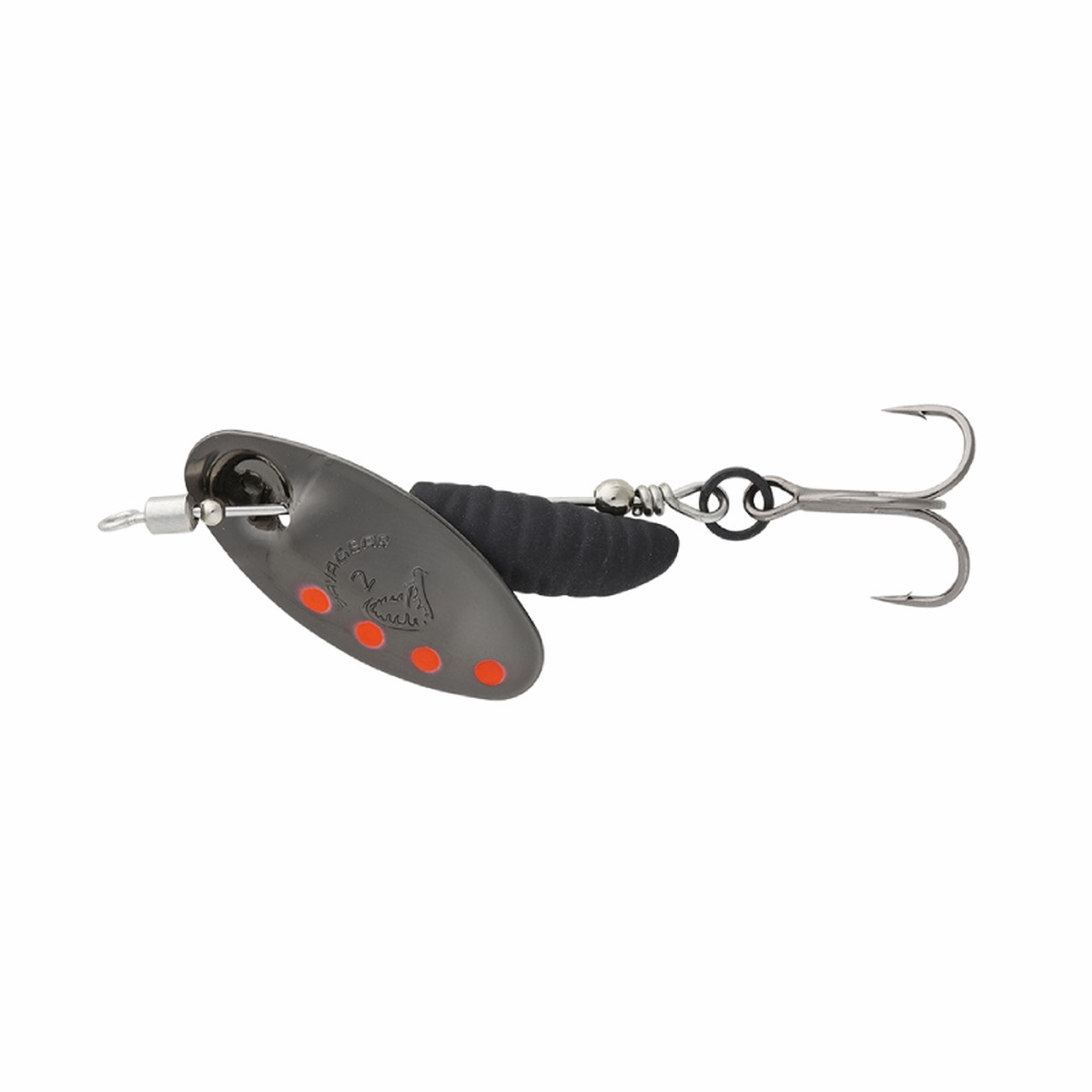 Savage Gear Grub Spinners #1 3.8g Black Red Black