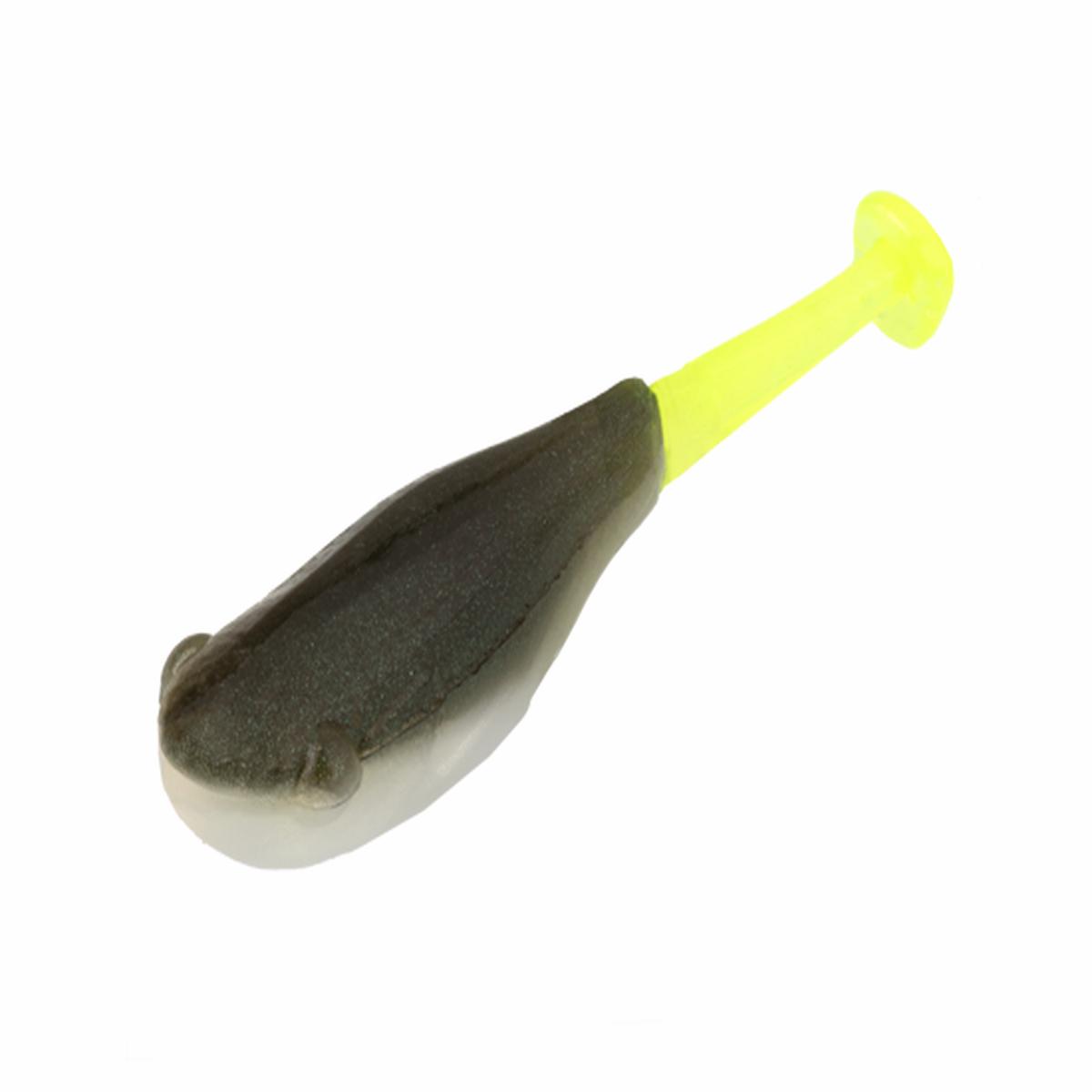 Strike King Lil' Suck'r 1.5" (TN Shad Chartreuse Tail)
