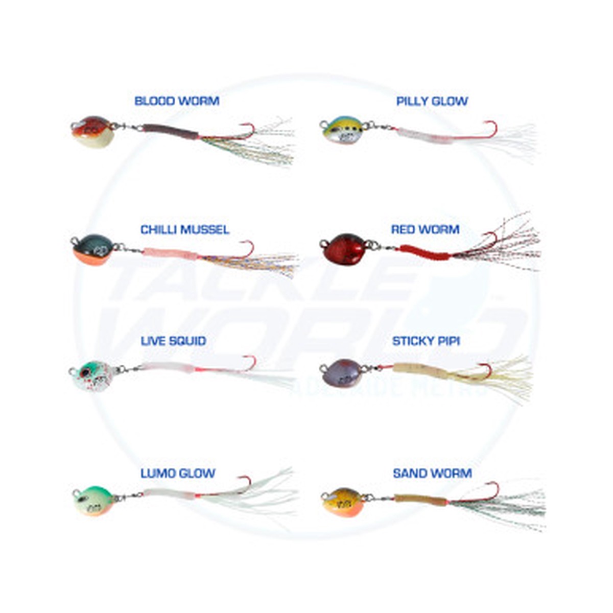 Vexed Bottom Worm Long Shank Fishing Lure 30g