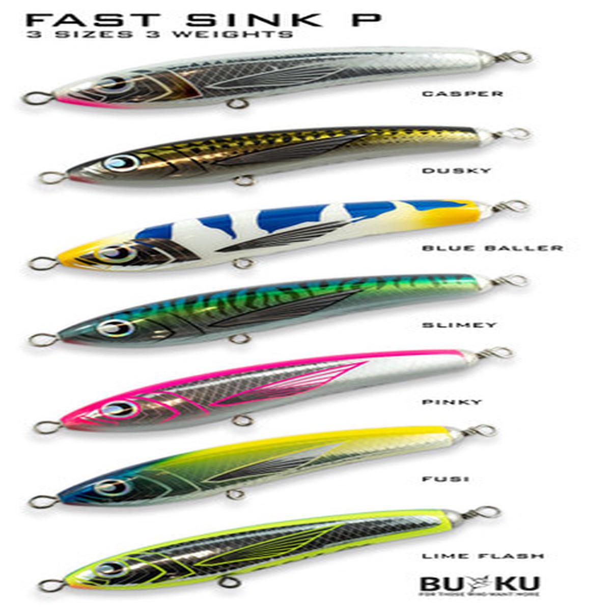 Buku Fast Sink P 170mm Stick Bait *CLEARANCE*