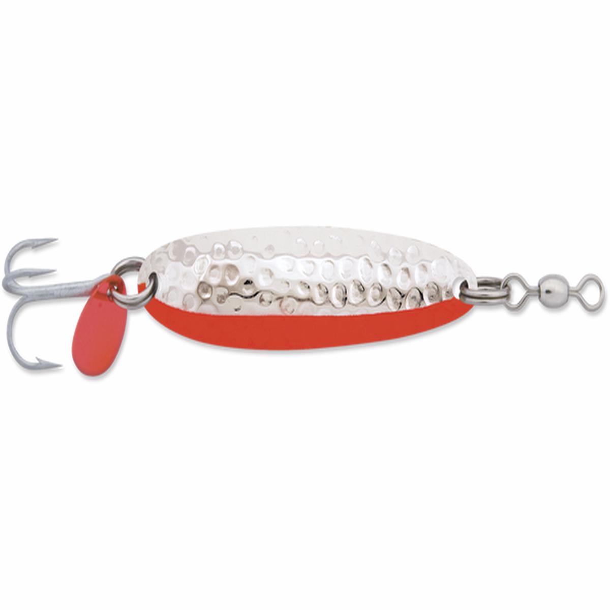 Luhr Jensen Krocodile Spoon 3/16oz (Hammered Nickel/Fire Stripe)