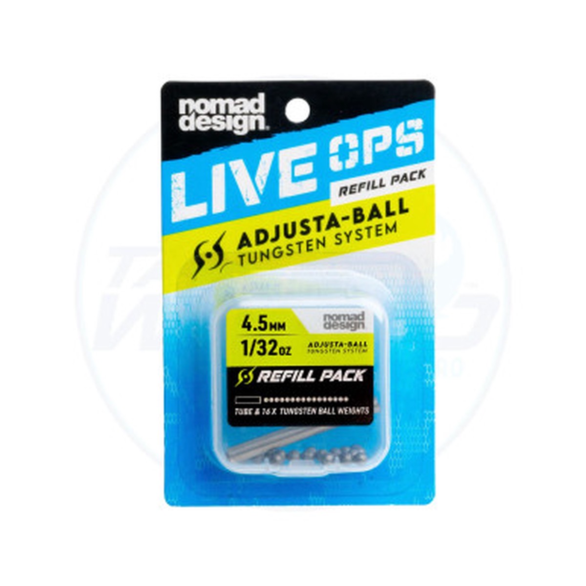 Nomad Live Ops Tungsten Adjusta-Ball 4.5mm - 16 Pack