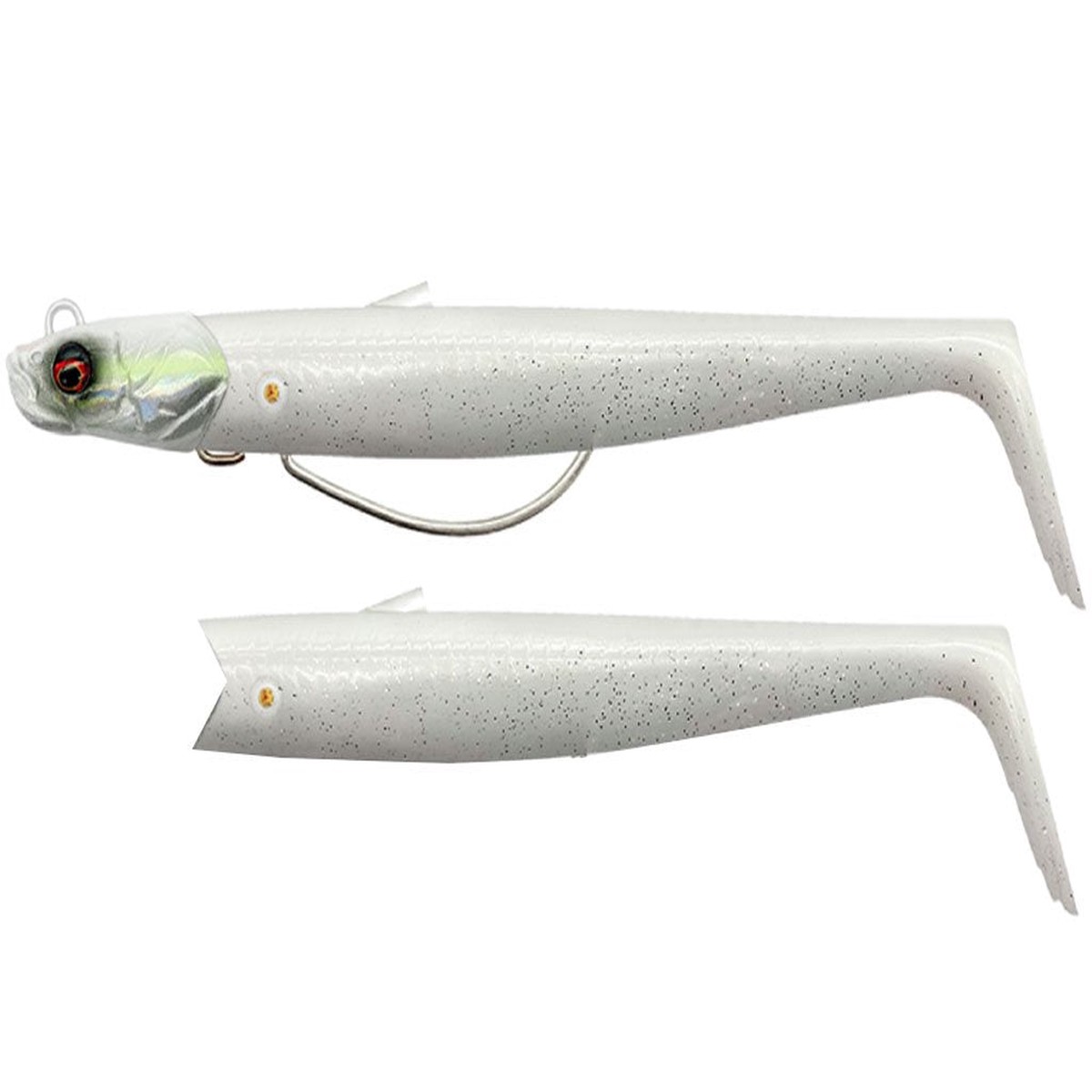 Savage Gear Sandeel V2 Weedless 13cm 33g White Pearl Silver