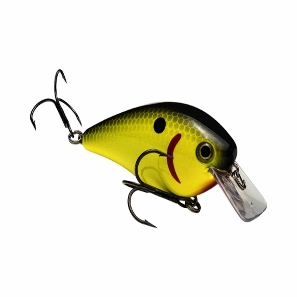 Strike King Square Bill 2.5 (Black Back Chartreuse)