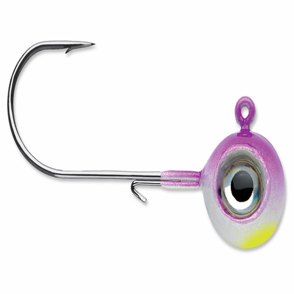 VMC 3/8oz Neon Moon Eye Jig (Purple Albino)