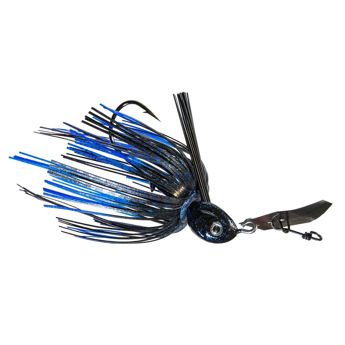 Z-Man Fishing Project Z ChatterBait Weedless 3/8oz (Black/Blue)