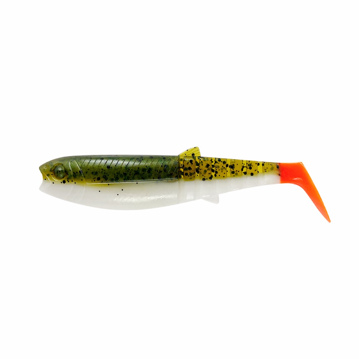 Savage Gear Cannibal Shad 12.5cm 20g Olive Hot Orange