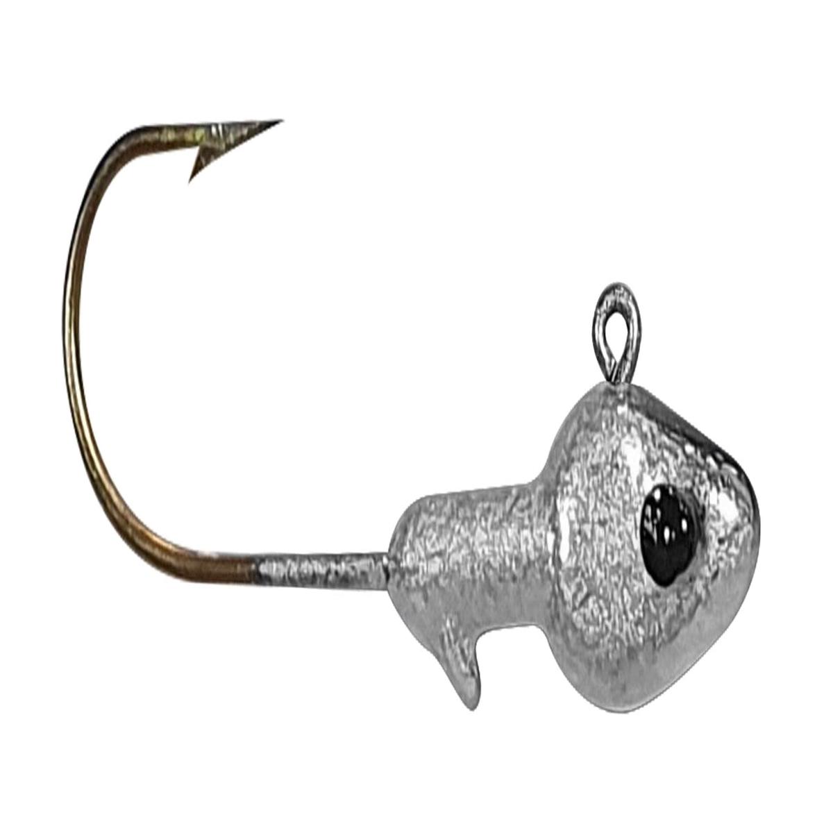 Big Bite Baits 1/4oz Minnow Head Jig 10-Pack (Bare Shad)