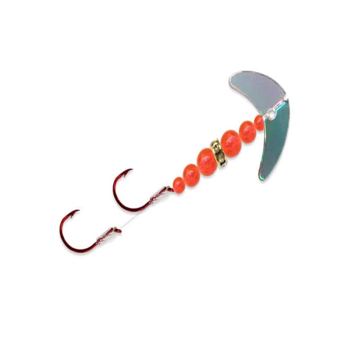 Double Whammy Mini Kokanee Pro Size 4 Silver Mirror/Orange