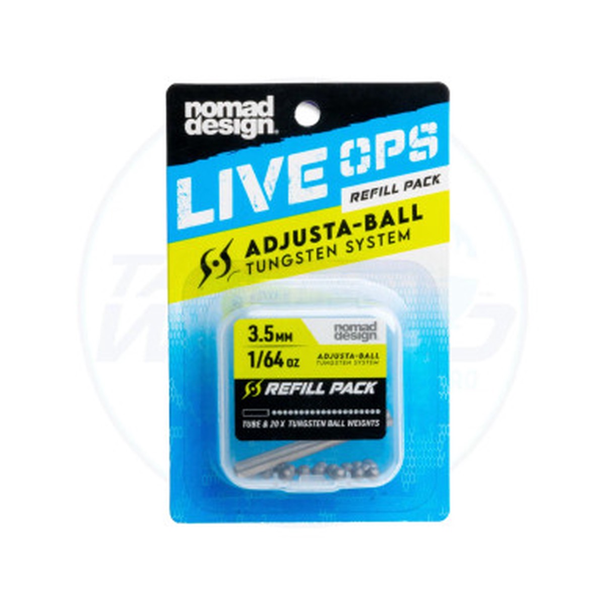 Nomad Live Ops Tungsten Adjusta-Ball 3.5mm - 20 Pack