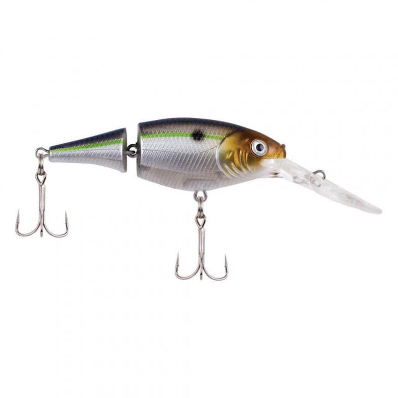 Flicker Shad Jointed | 1/5 oz | 2in | 5cm | 8 | 5'-7' | 1.5m-2.1m | Model #FFSH5J-BLUSM