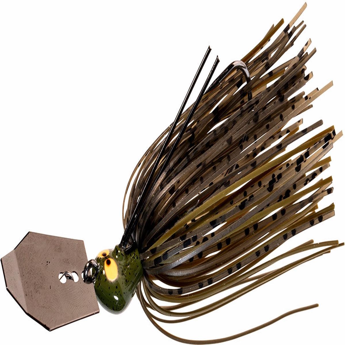 Z-Man Fishing 3/8oz CrossEyeZ ChatterBait (Green Pumpkin)