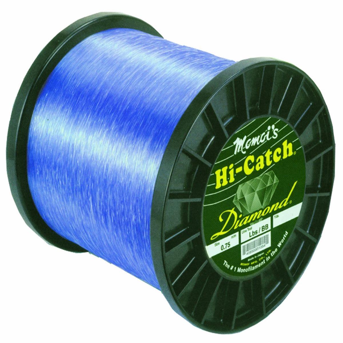 Momoi Hi-Catch Diamond Monofilament Fishing Line 100lb 2750yd Brilliant Blue Bulk 31100