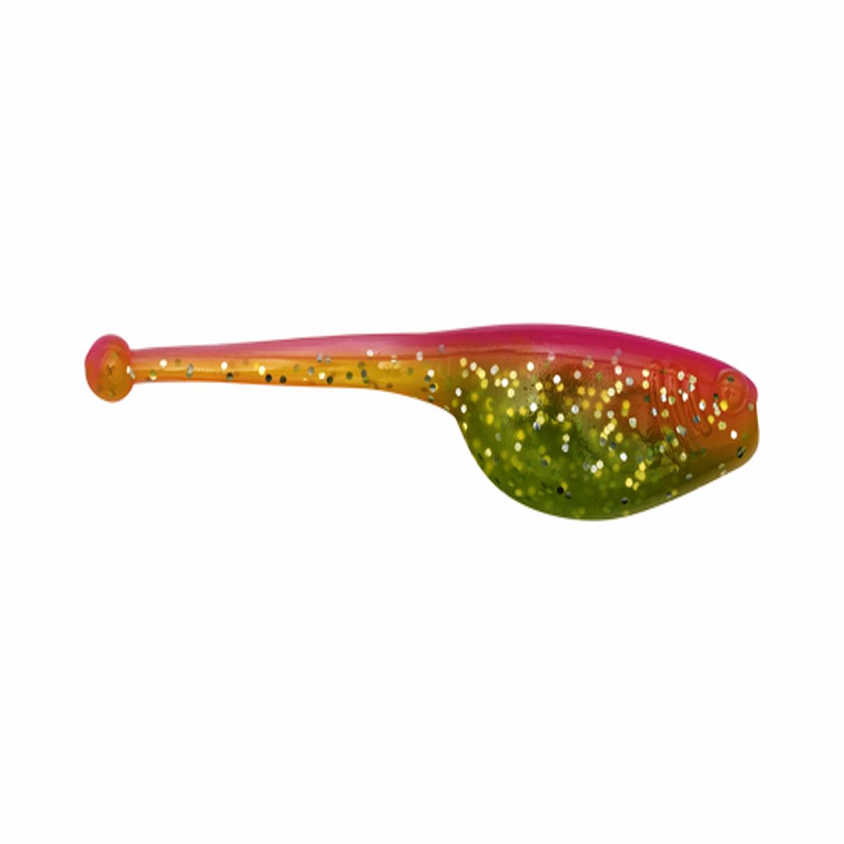 Strike King Mr. Crappie Shadpole Soft Swimbait (Electric Chicken)