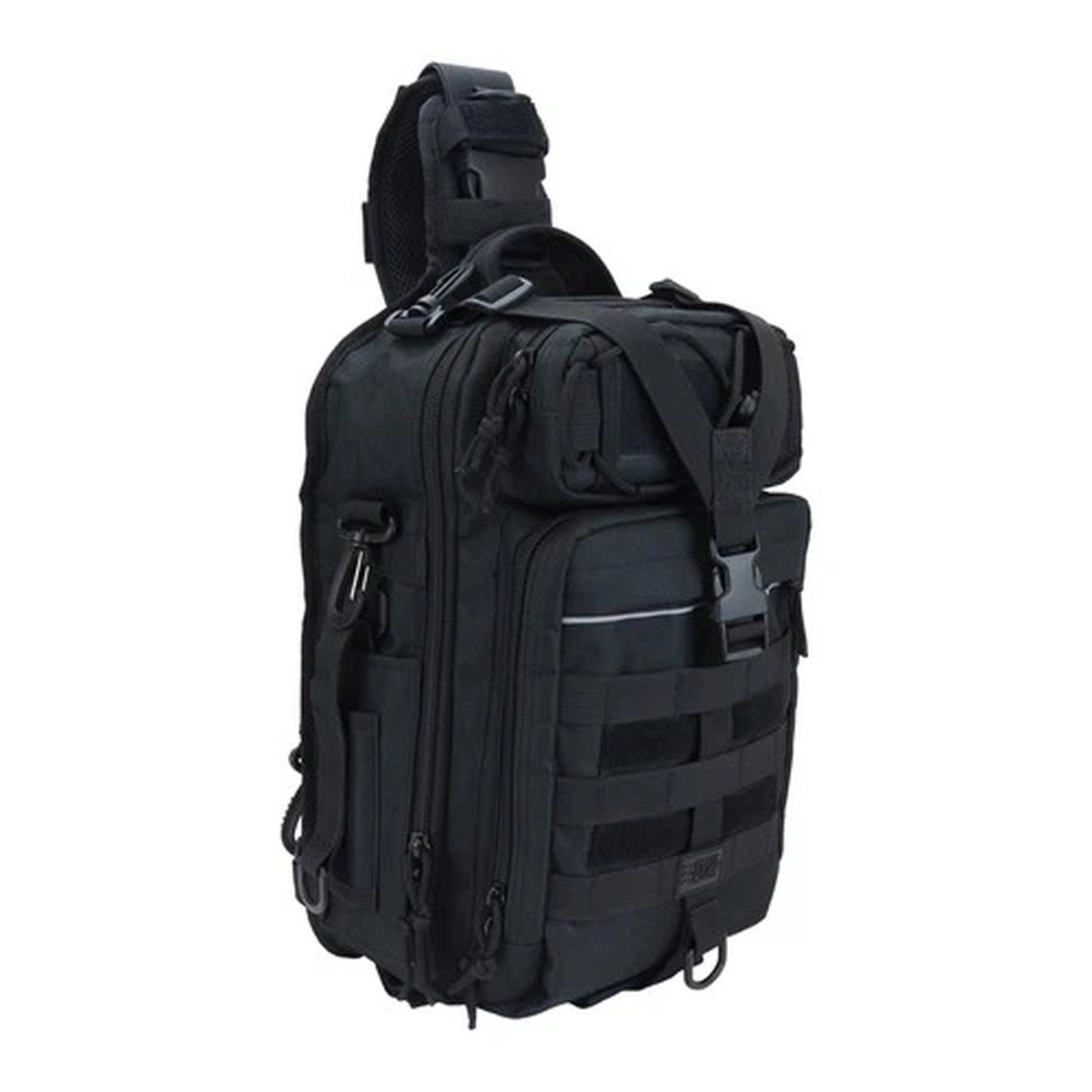 Osage River Deluxe Tackle Sling Fishing Bag Rod Holder, Lightweight 12" Black