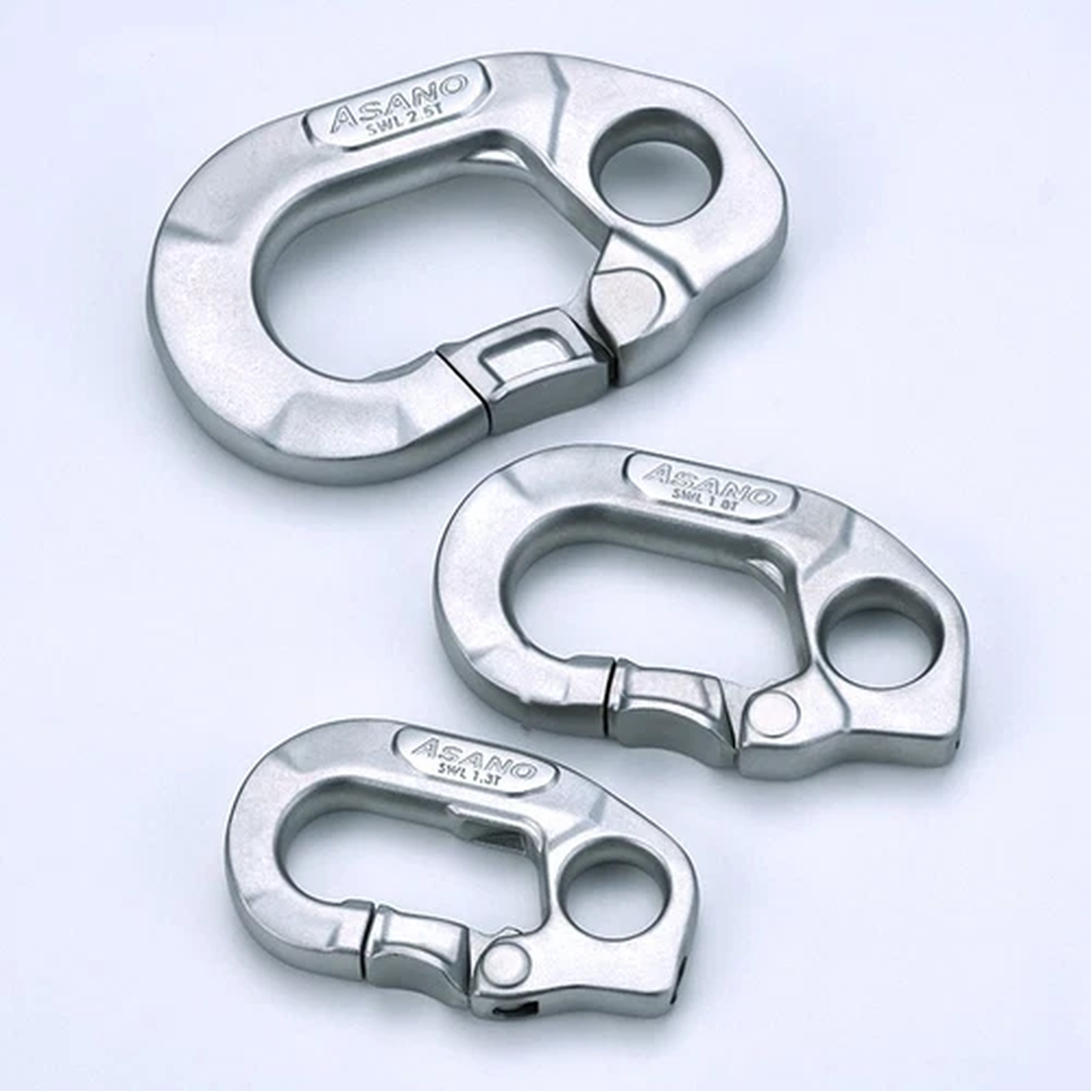 Asano Metal Gear Fishing net Fittings Snap Hook Load Capacity:1300,1800,2500kg