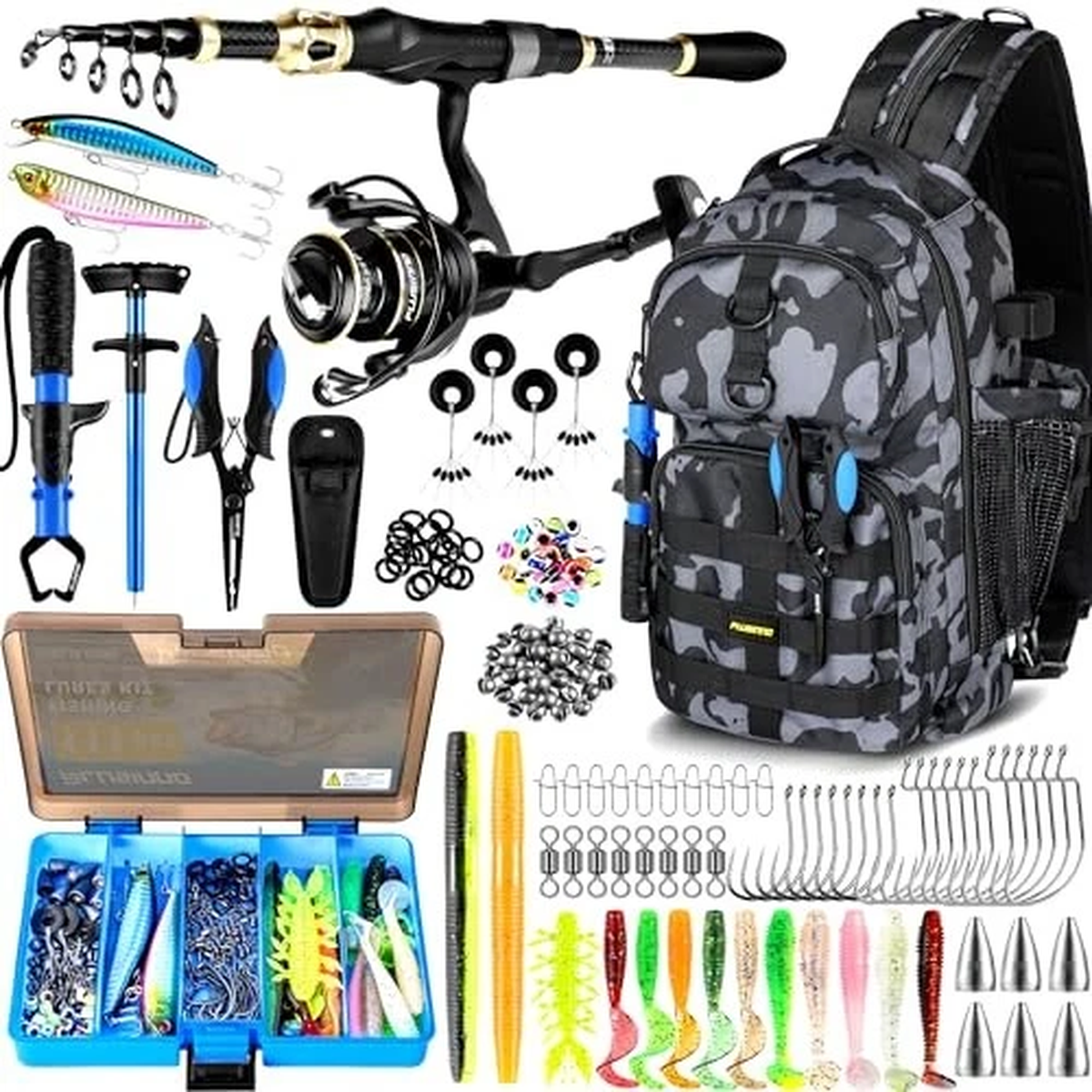 Fishing Backpack with Fishing Rod &Tackle Fishing Backpack With Fishing Rod
