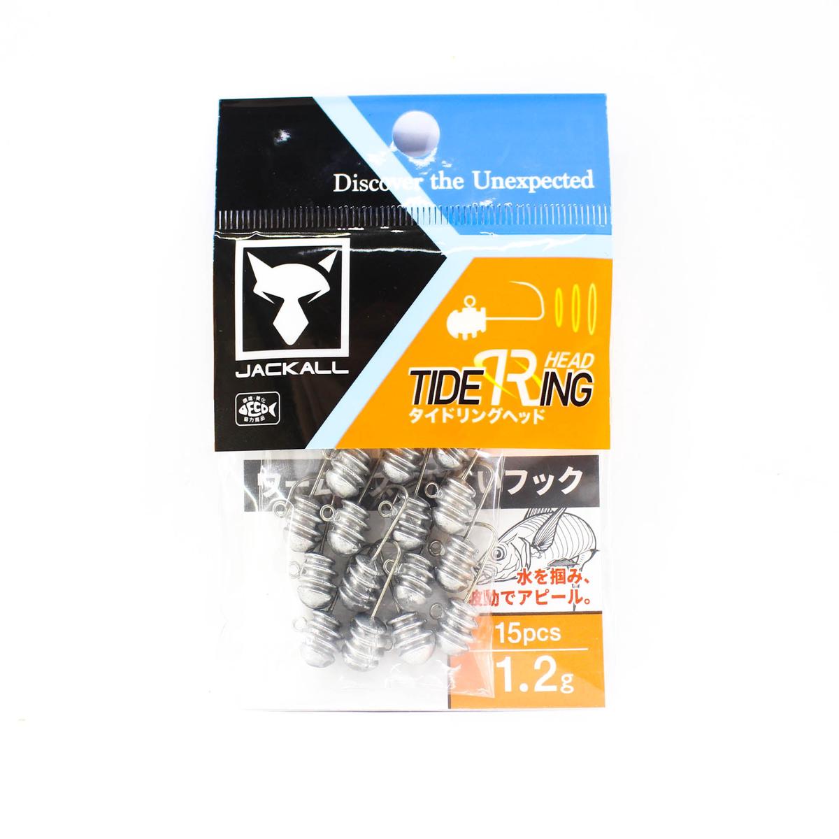 Jackall Jig Head Tide Ring Head 1.2 Grams 15 Pieces (7637)