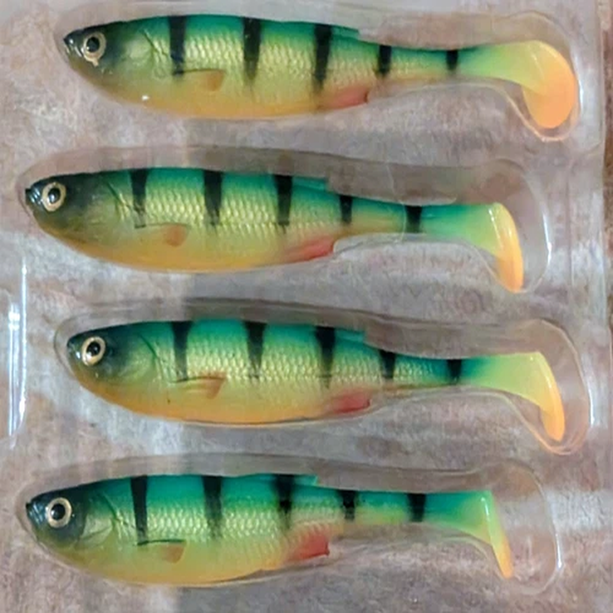 savage gear craft shad perch Fishing Lures 4 Pack