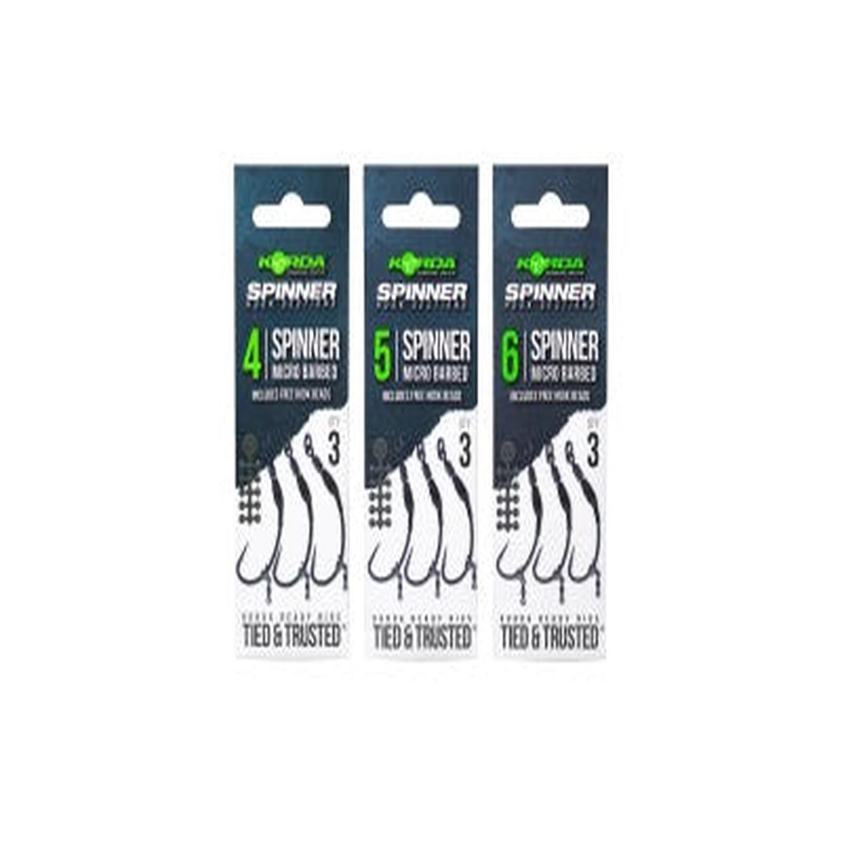 Korda Spinner Hook Sections Barbed