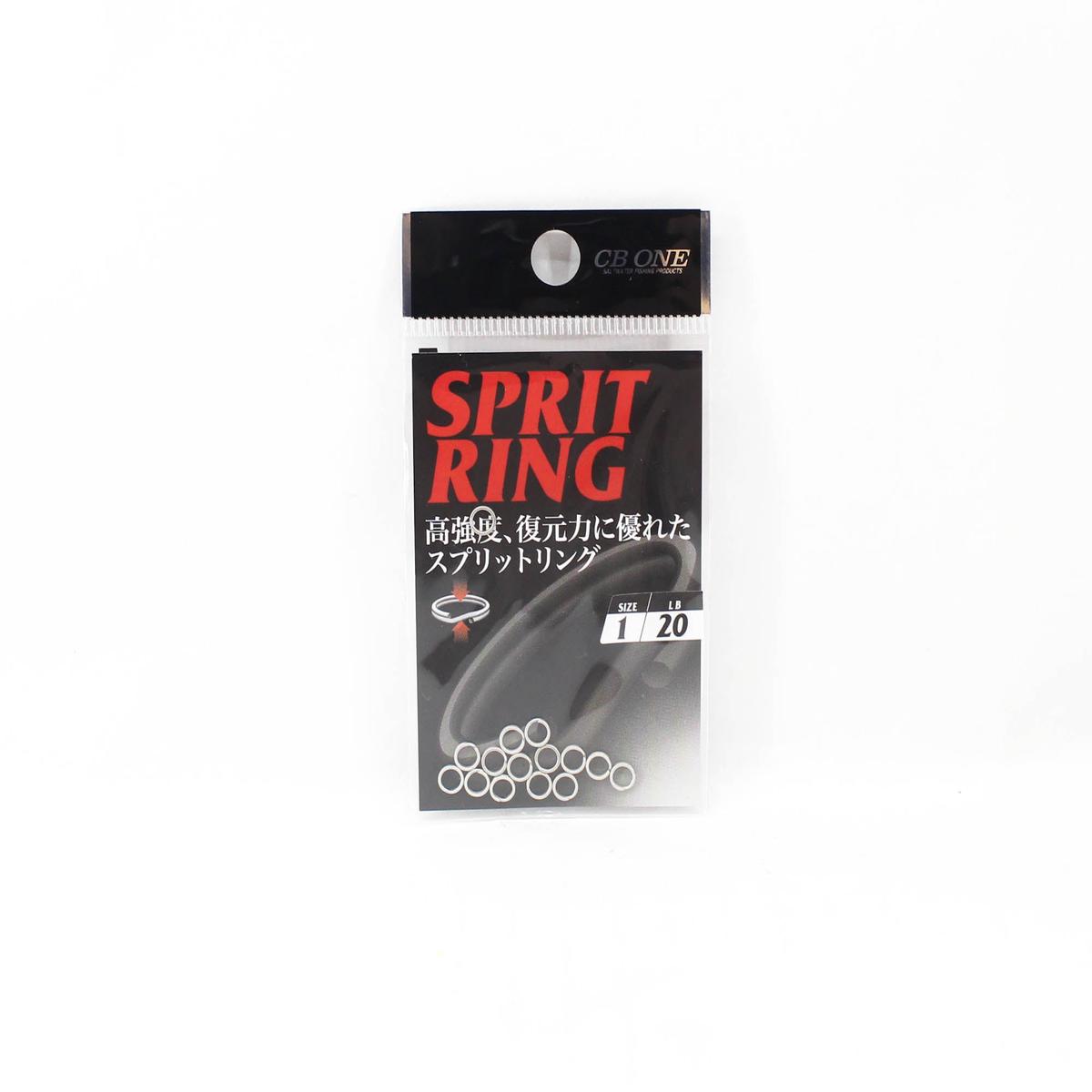 CB One Split Ring Size 1 20lb 15 per pack (6182)