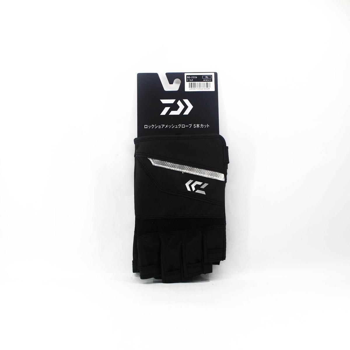 Daiwa Gloves DG-2326 Rock Shore Mesh Gloves Size XL Black (3348)